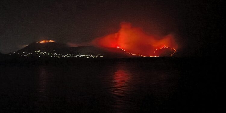 Fiamme in tutto il trapanese e nella Riserva dello Zingaro