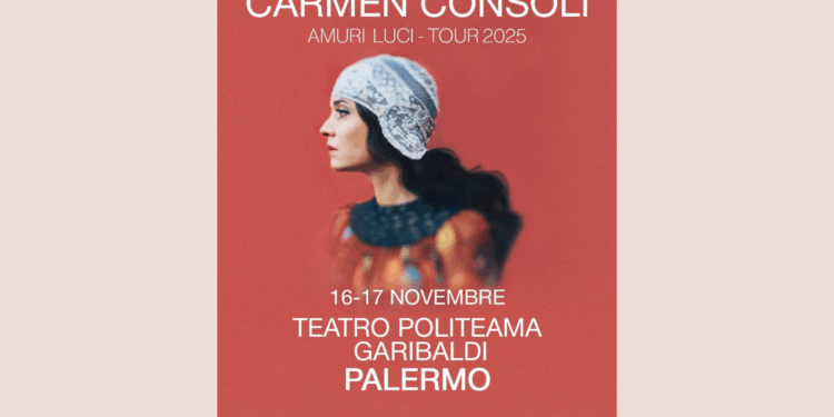 Carmen Consoli in tour con “Amuri luci”: due date a Palermo. Ecco come fare i biglietti