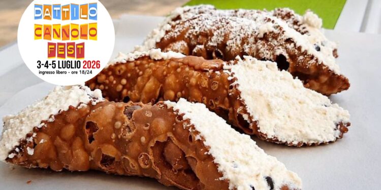 Dattilo Cannolo Fest 2026: tre giorni tra gusto, tradizione, spettacolo e valorizzazione del territorio