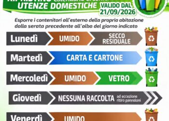 Avviso Rifiuti, numero unico telefonico 0923671839 per richieste ritiro ingombranti e ritiro pannoloni