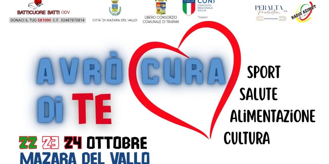 Mazara del Vallo, tre giorni per la prevenzione: arriva «Avrò cura di te»