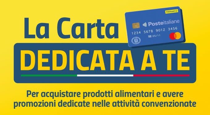 Carta “Dedicata a te”. Sul sito del Comune di Marsala l’elenco dei beneficiari