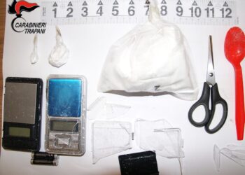 Arrestata coppia alcamese per spaccio di cocaina